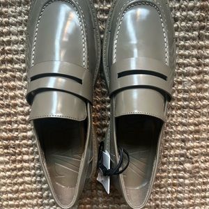 Zara platform loafers